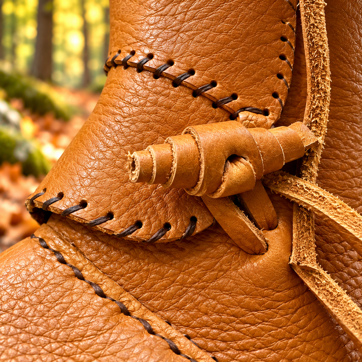 Handgefertigte mittelalterliche Lederstiefel für LARP & Renaissance-Märkte