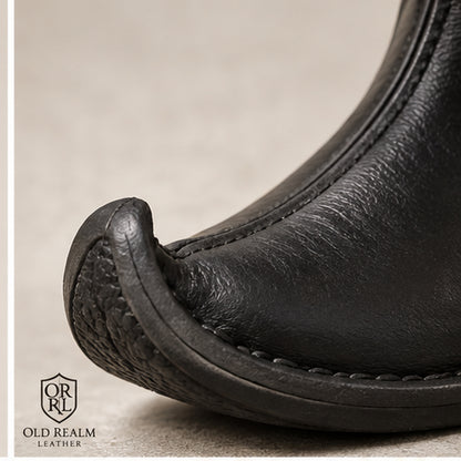 Ren Faire Shoes - Handmade Medieval Leather Boots