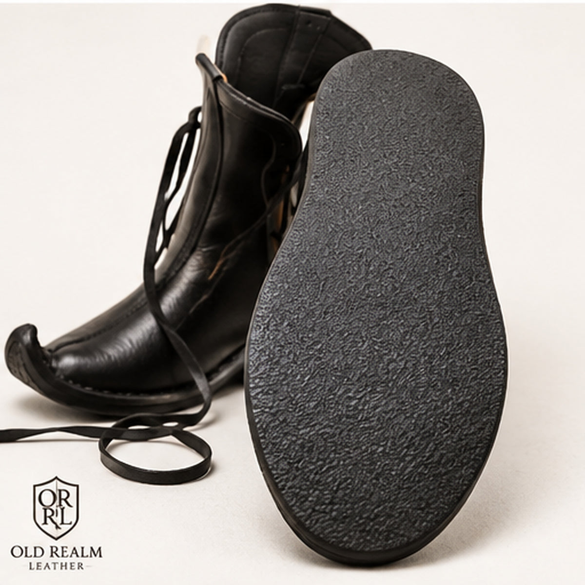 Ren Faire Shoes - Handmade Medieval Leather Boots