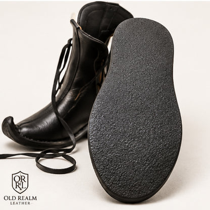 Ren Faire Shoes - Handmade Medieval Leather Boots
