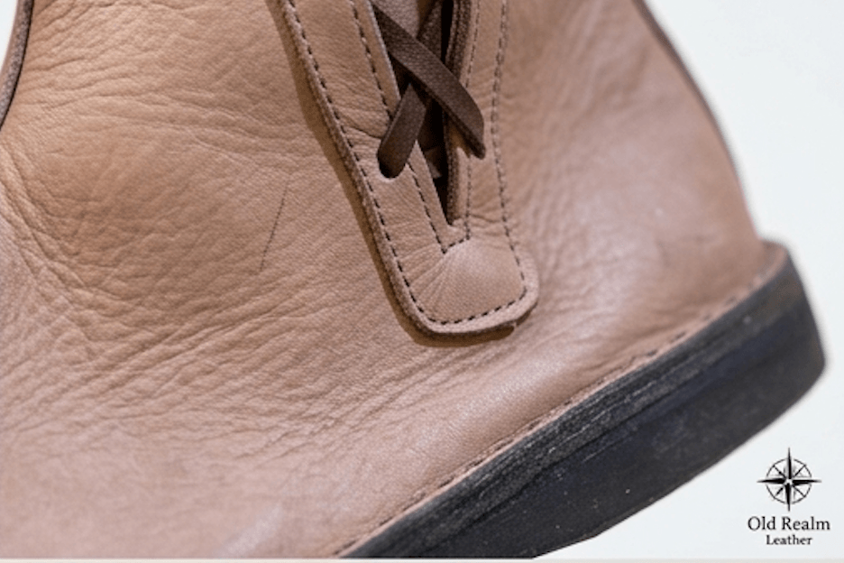 Handmade Viking Boots for LARP & Medieval Costumes, crafted from full-grain leather with laces, ideal for historical reenactments.