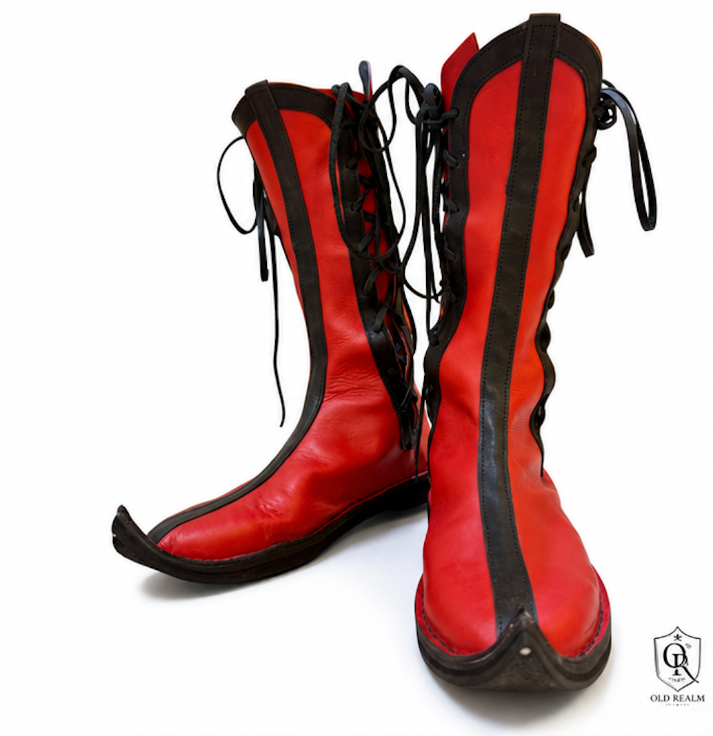 Handmade Medieval Leather Boots for LARP & Reenactment