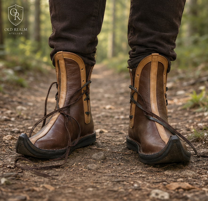 Viking Boots for Historical Reenactment