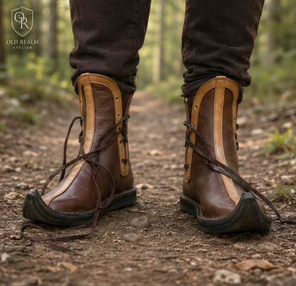 Viking Boots for Historical Reenactment