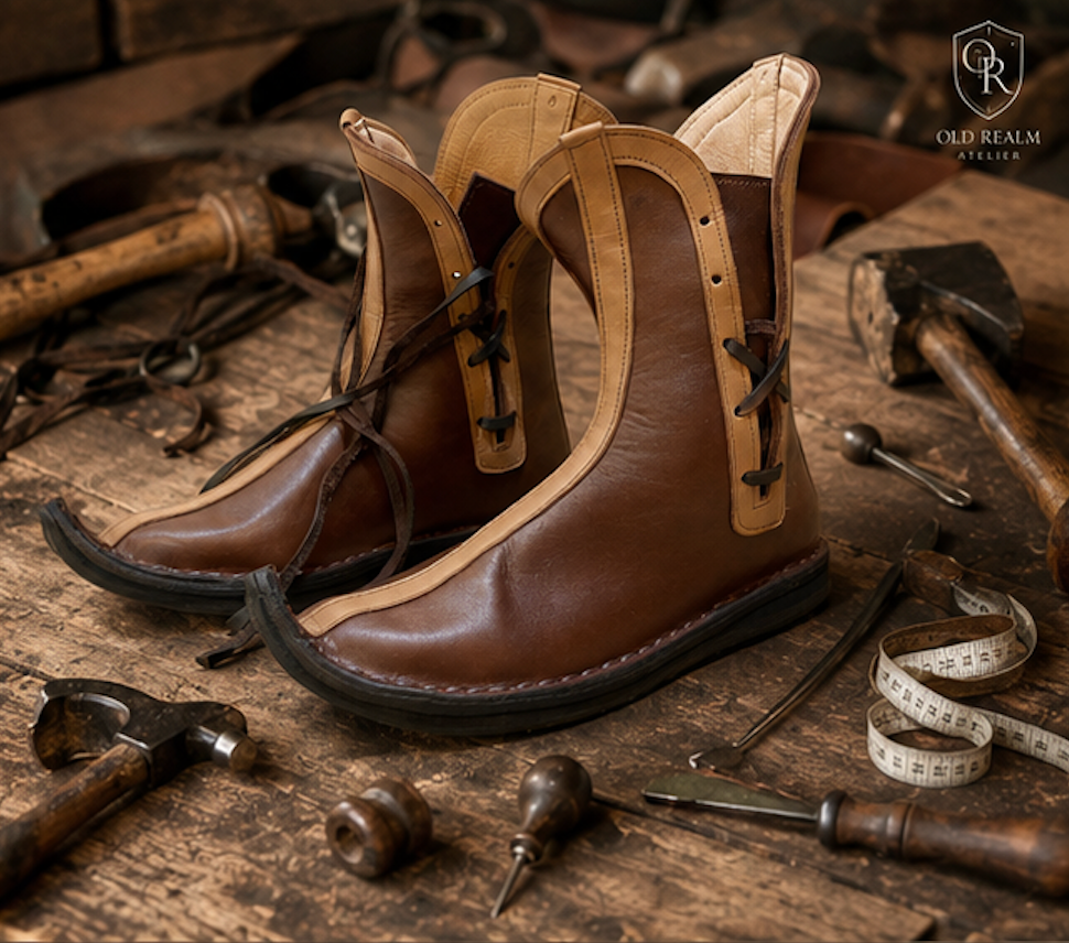 Viking Boots for Historical Reenactment