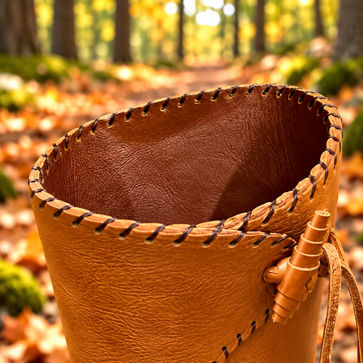 Handgefertigte mittelalterliche Lederstiefel für LARP & Renaissance-Märkte